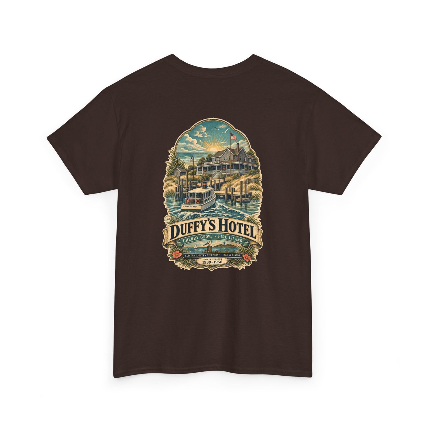 Duffy’s Hotel Cherry Grove Fire Island T-Shirt | Vintage LGBTQ+ History Tee