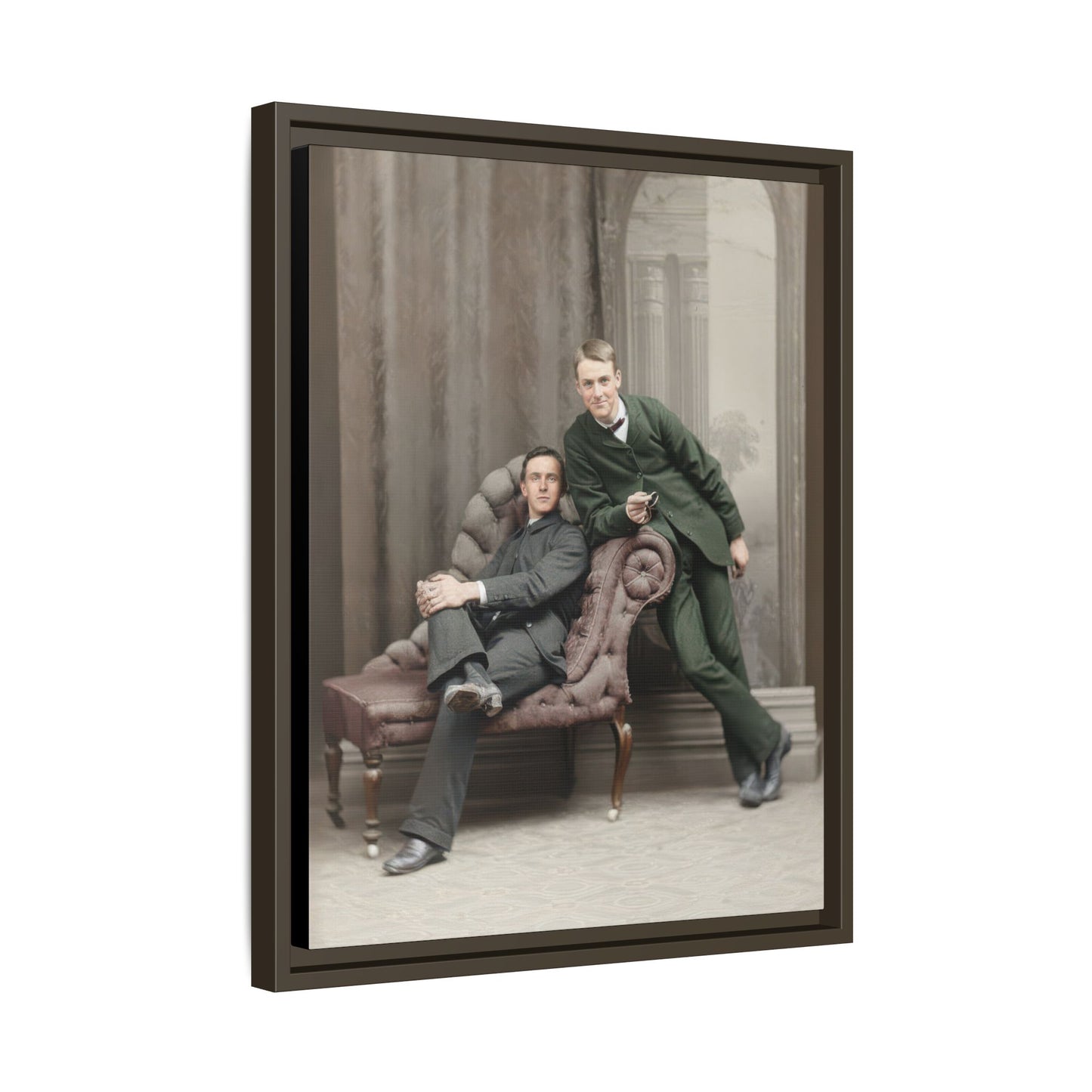 paire 148 | Framed Vintage Photo - Matte Canvas