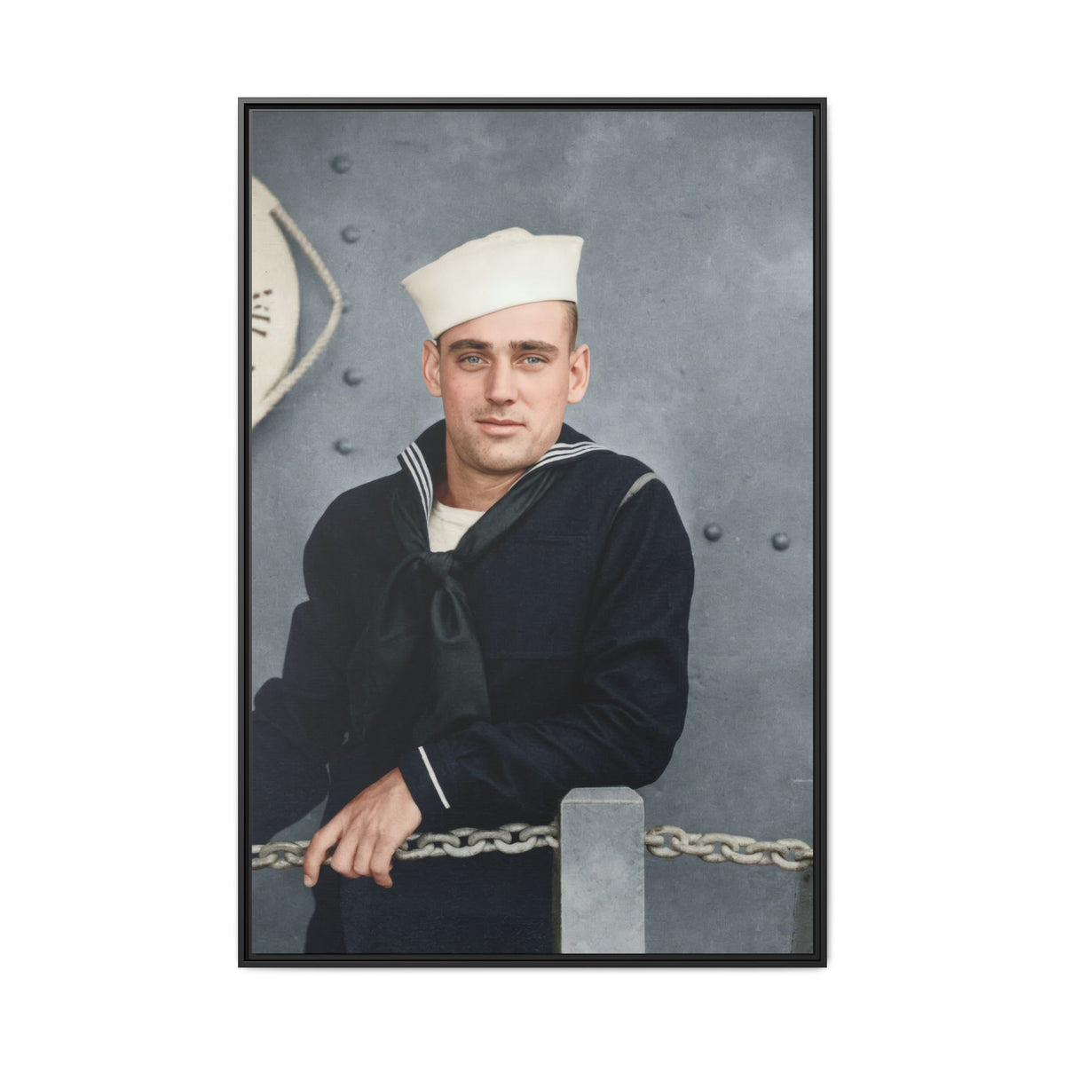 celibataire 023 | Framed Vintage Photo - Matte Canvas