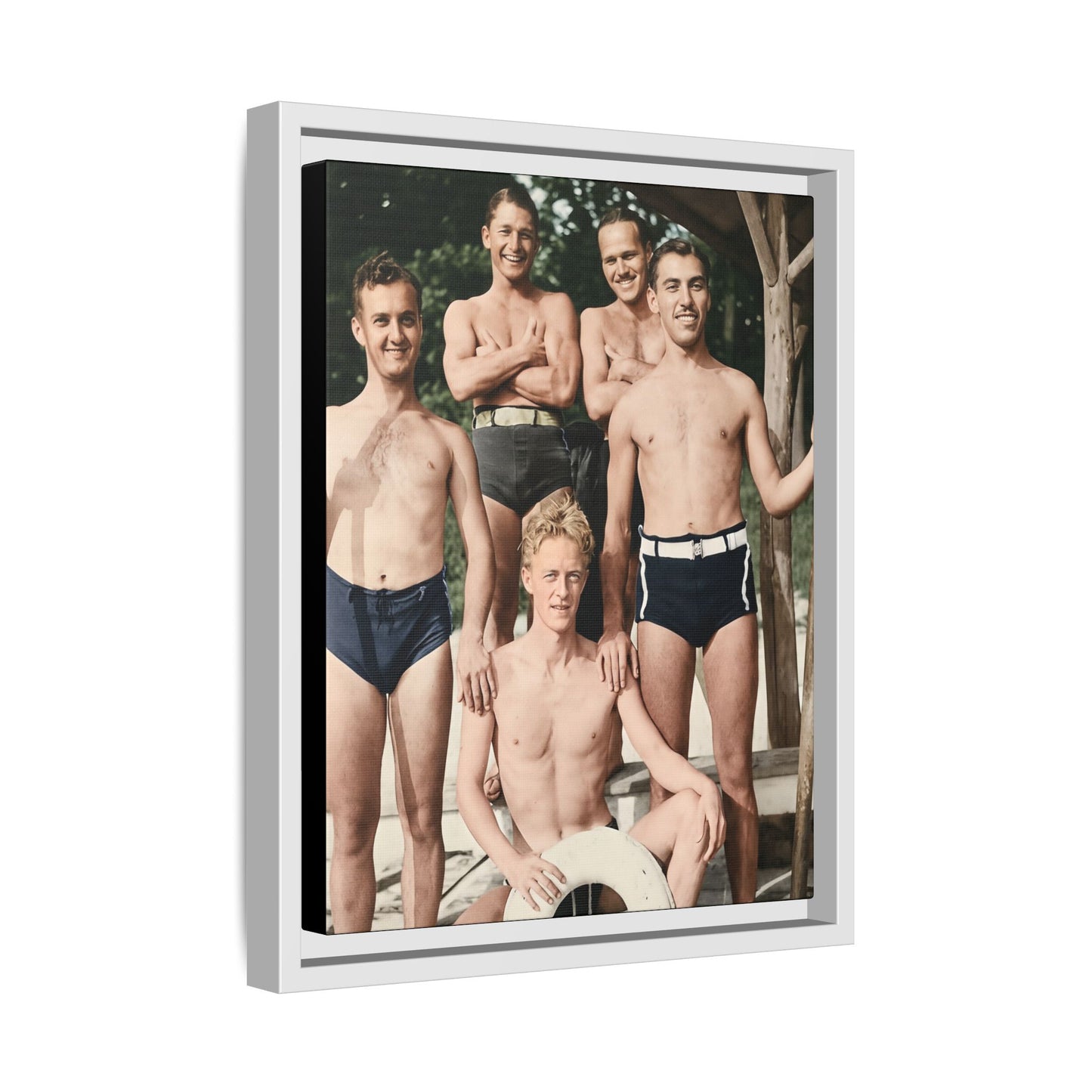 nager 041 | Framed Vintage Photo - Matte Canvas