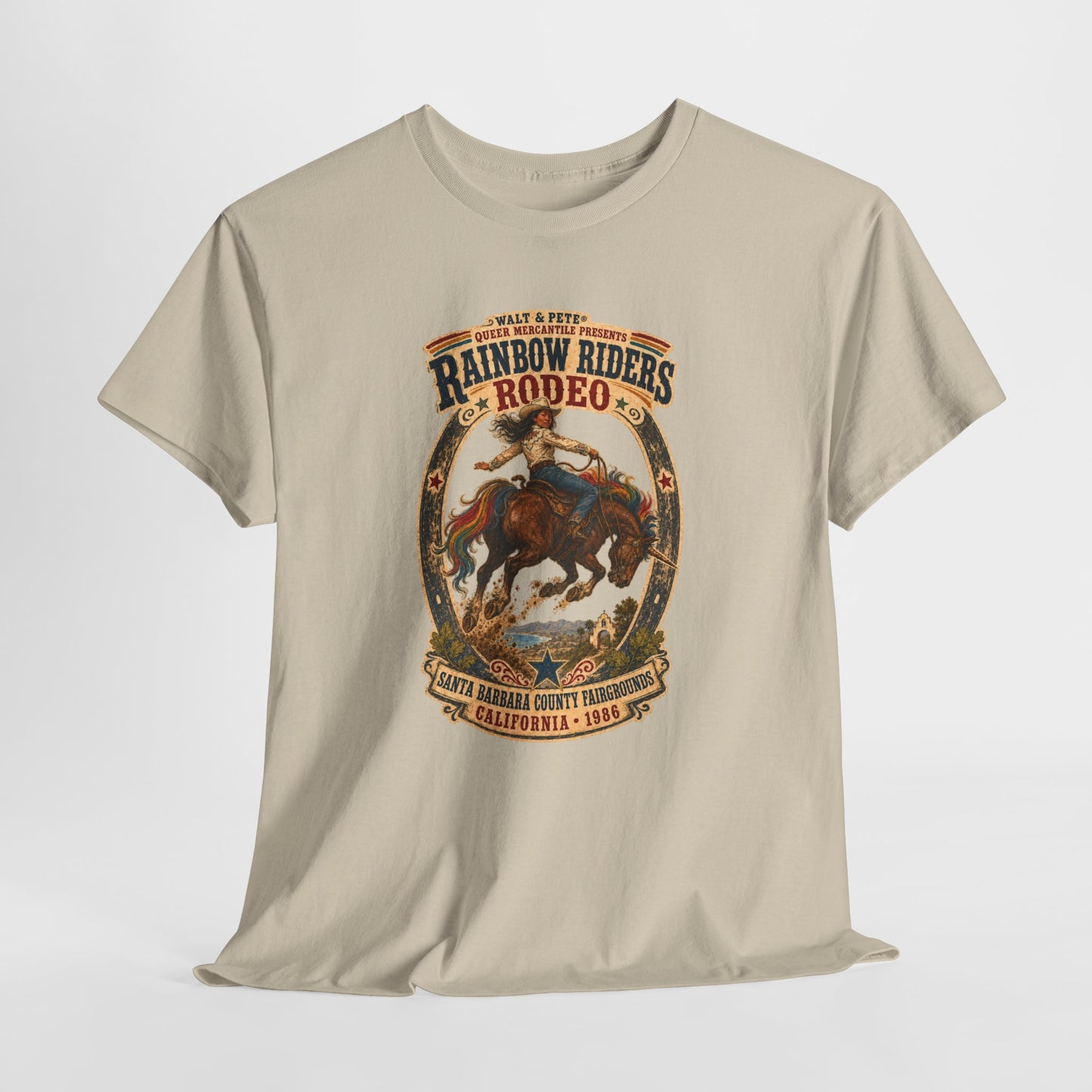 Copy of Copy of Rainbow Riders Rodeo Arizona 1972 Pride T-Shirt | Queer Cowgirl Tee