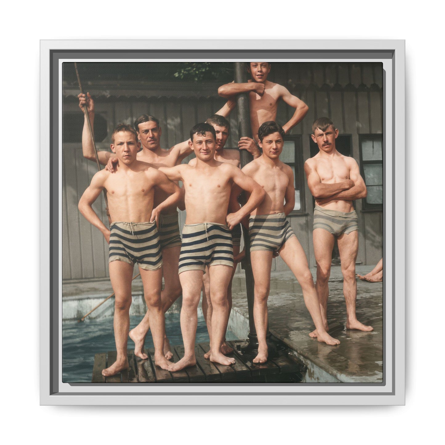 nager 010 | Framed Vintage Photo - Matte Canvas