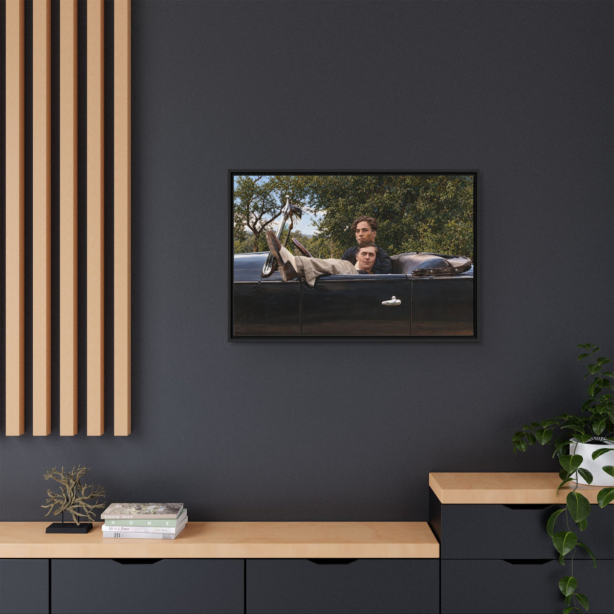 paire 164 | Framed Vintage Photo - Matte Canvas