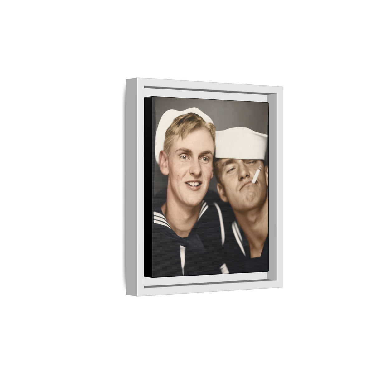 paire 153 | Framed Vintage Photo - Matte Canvas