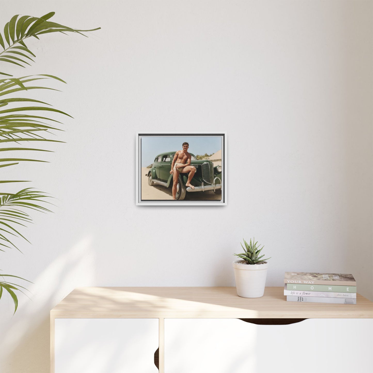 nager 022 | Framed Vintage Photo - Matte Canvas