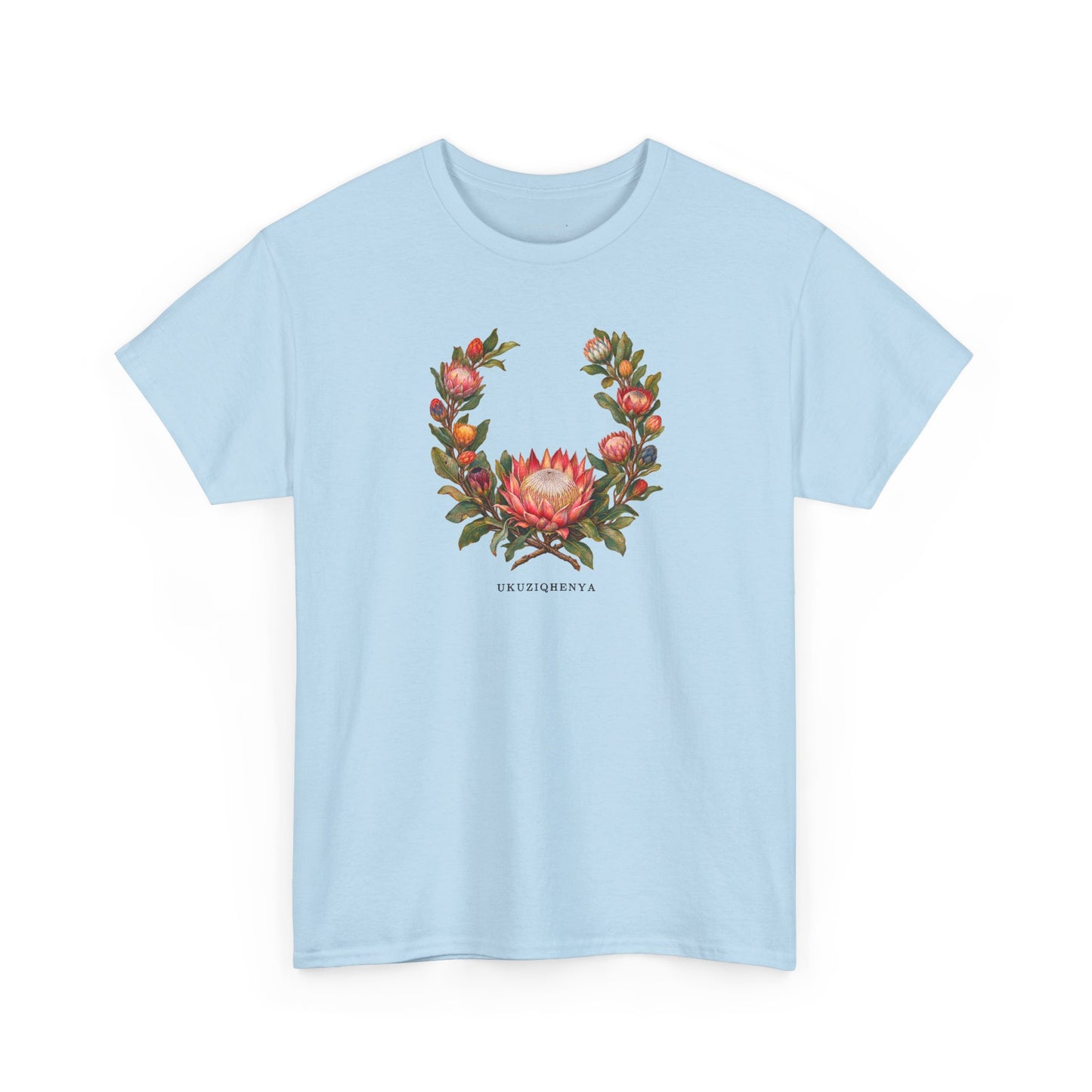 Ukuziqhenya King Protea Pride T-Shirt | South African Botanical LGBTQ+ Tee