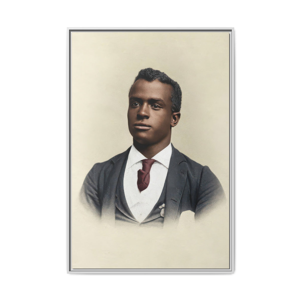 celibataire 027 | Framed Vintage Photo - Matte Canvas