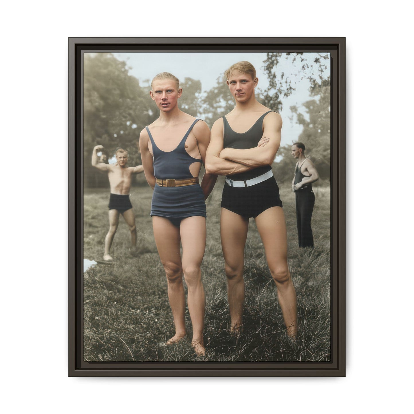 nager 037 | Framed Vintage Photo - Matte Canvas