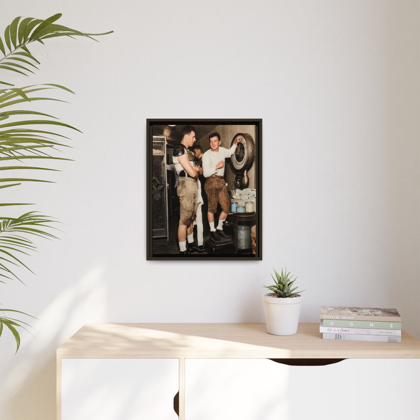 athlétisme 027 | Framed Vintage Photo - Matte Canvas