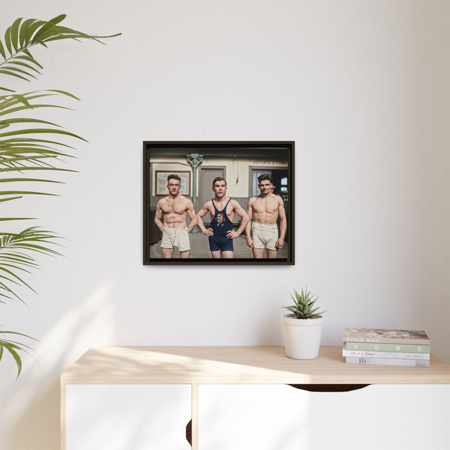 athlétisme 043 | Framed Vintage Photo - Matte Canvas
