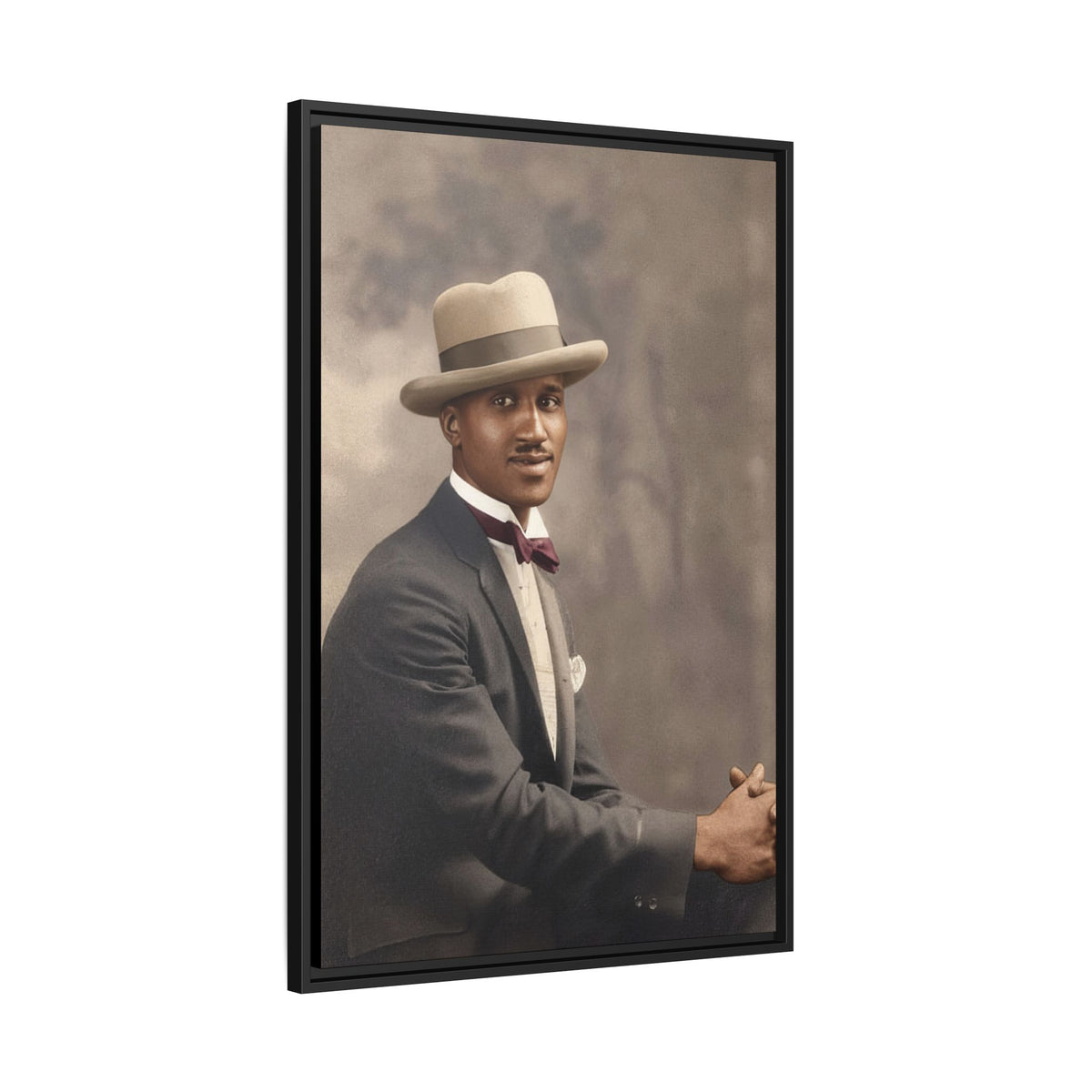 celibataire 004 | Framed Vintage Photo - Matte Canvas