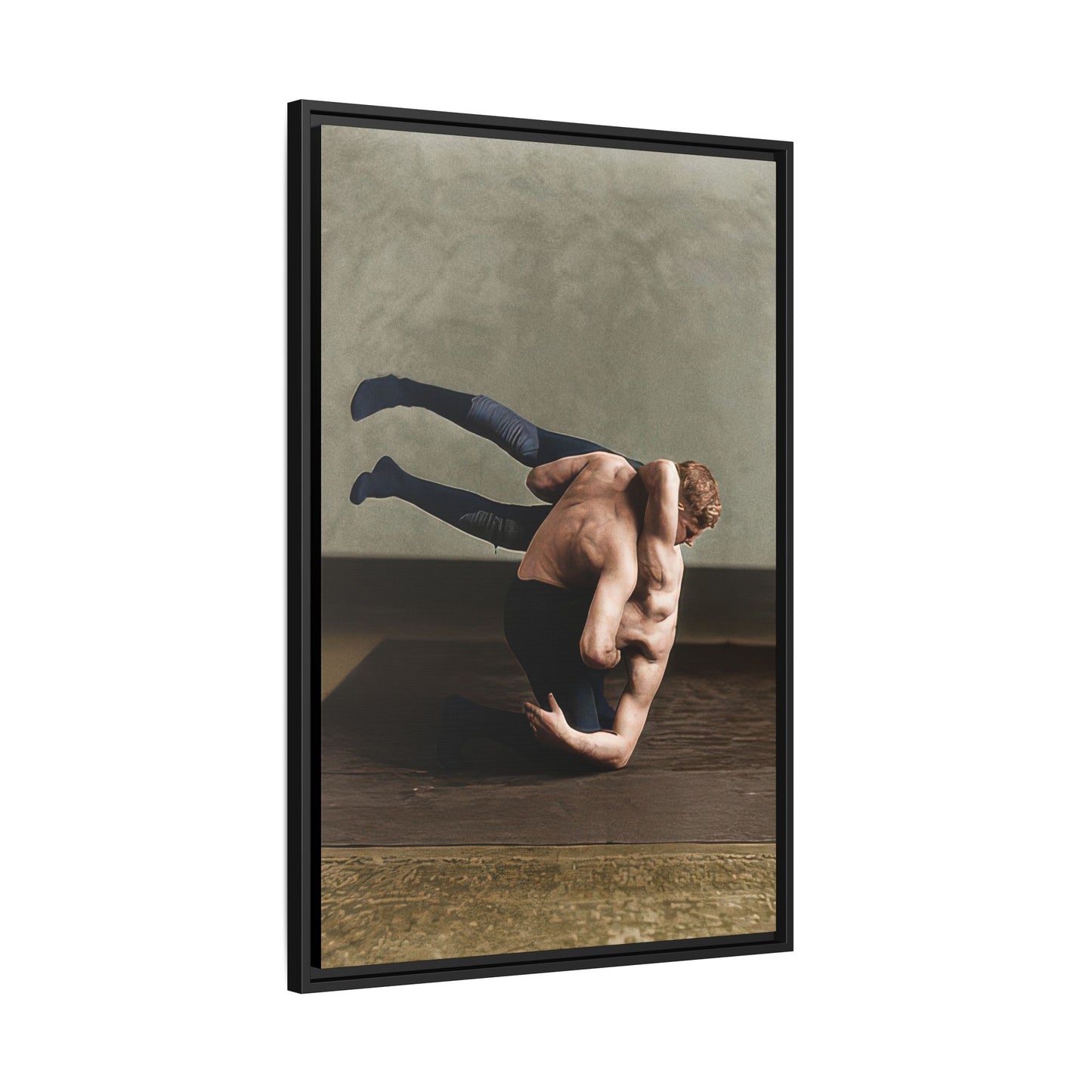 athlétisme 026 | Framed Vintage Photo - Matte Canvas