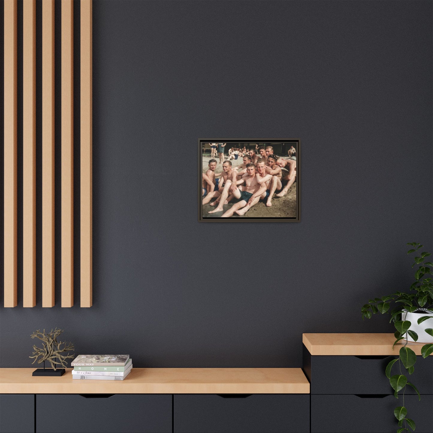 nager 012 | Framed Vintage Photo - Matte Canvas