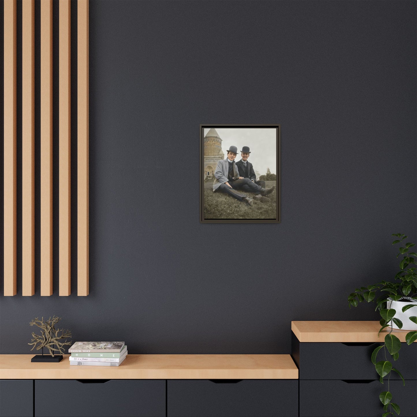 paire 070 | Framed Vintage Photo - Matte Canvas
