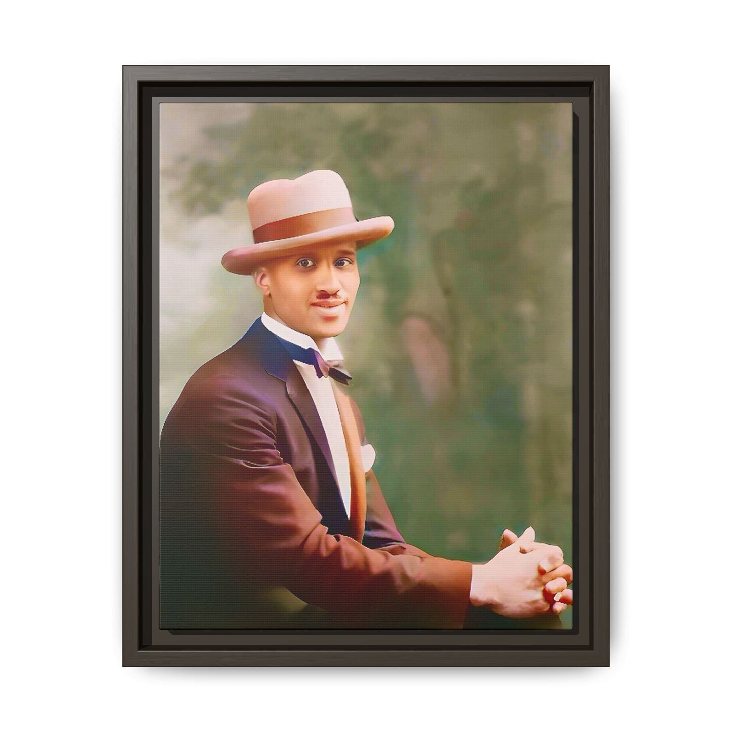 celibataire 004 | Framed Vintage Photo - Matte Canvas