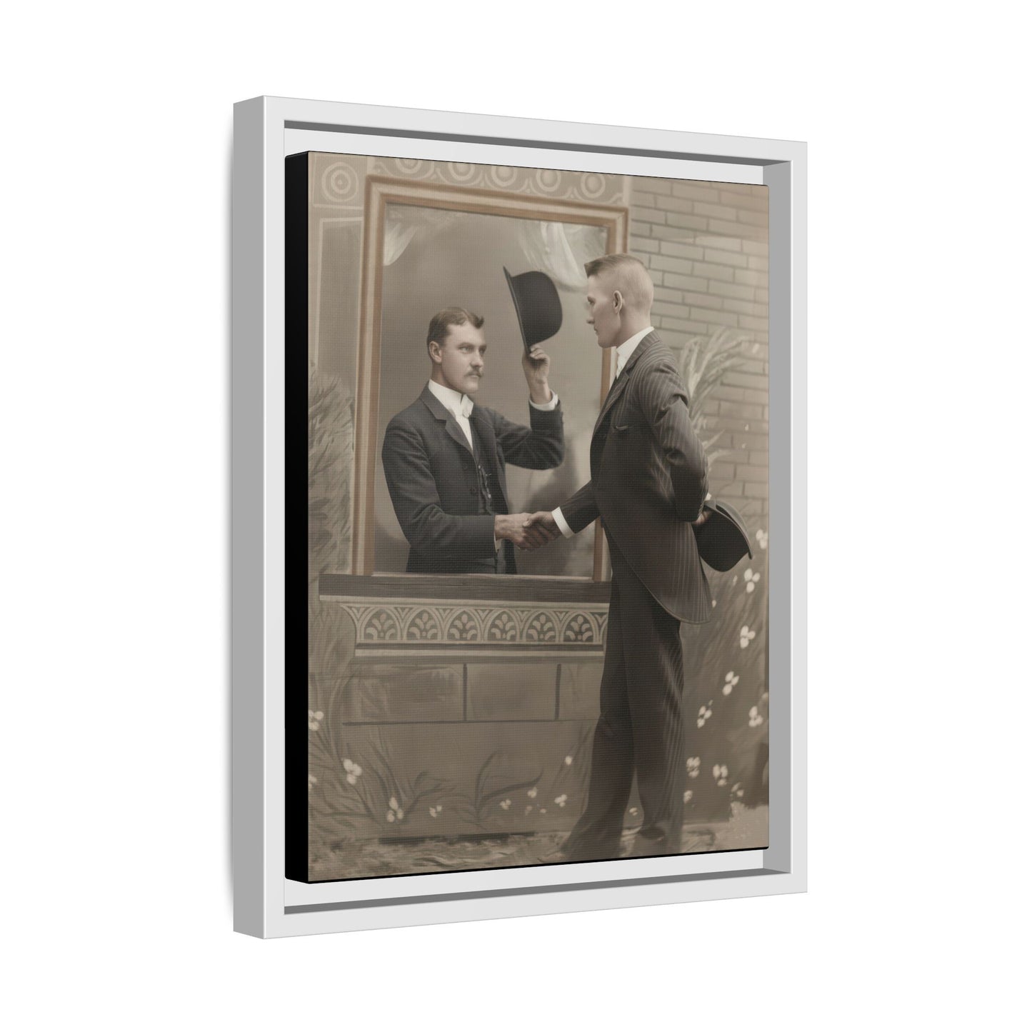 paire 079 | Framed Vintage Photo - Matte Canvas