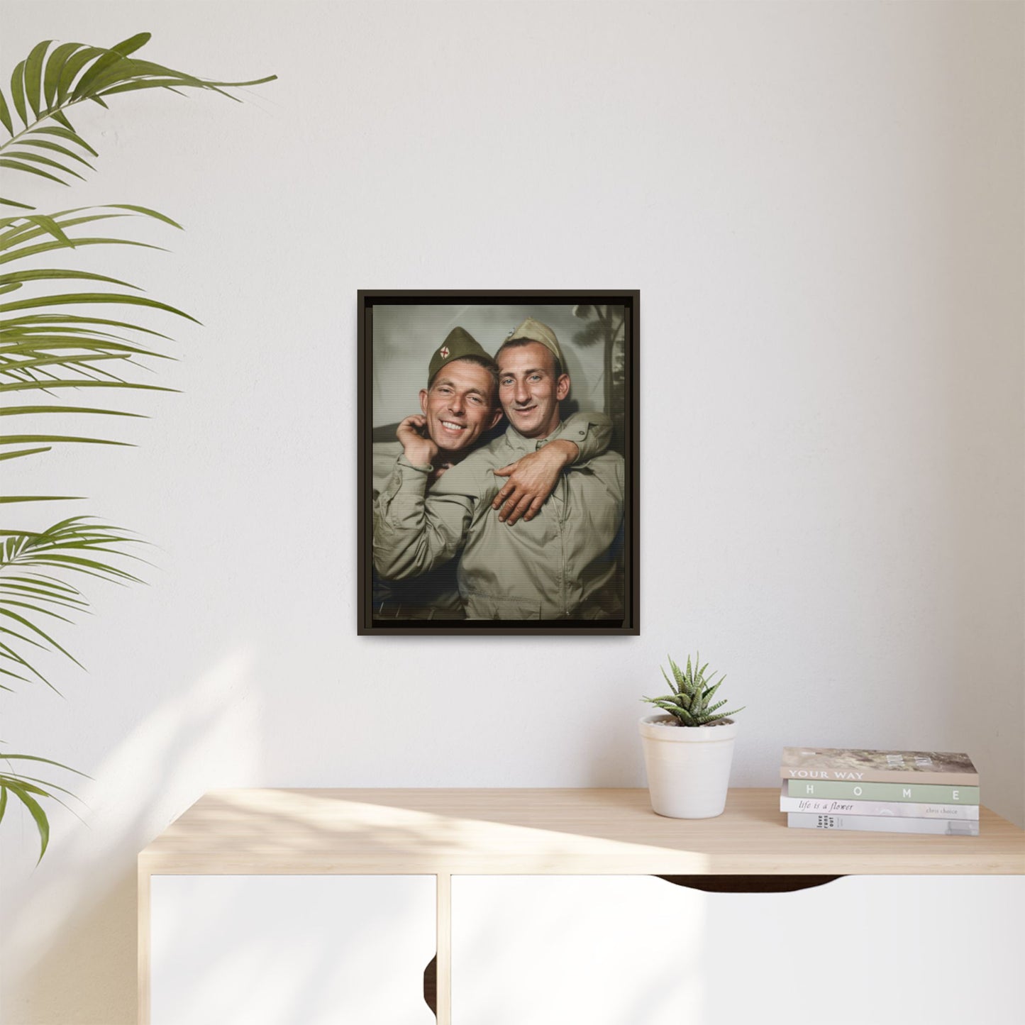 paire 032 | Framed Vintage Photo - Matte Canvas
