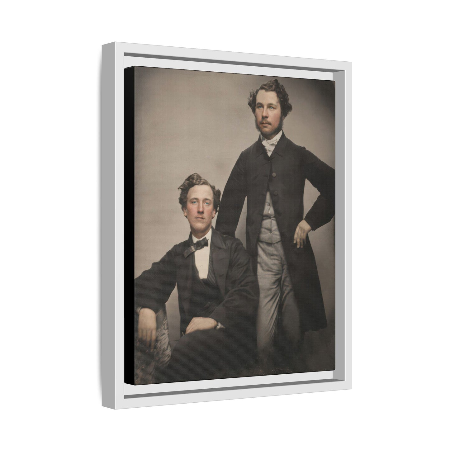 paire 125 | Framed Vintage Photo - Matte Canvas