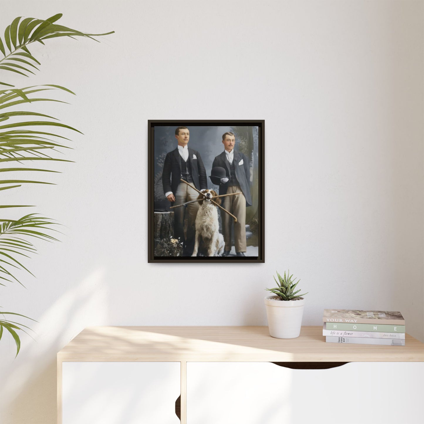 paire 130 | Framed Vintage Photo - Matte Canvas