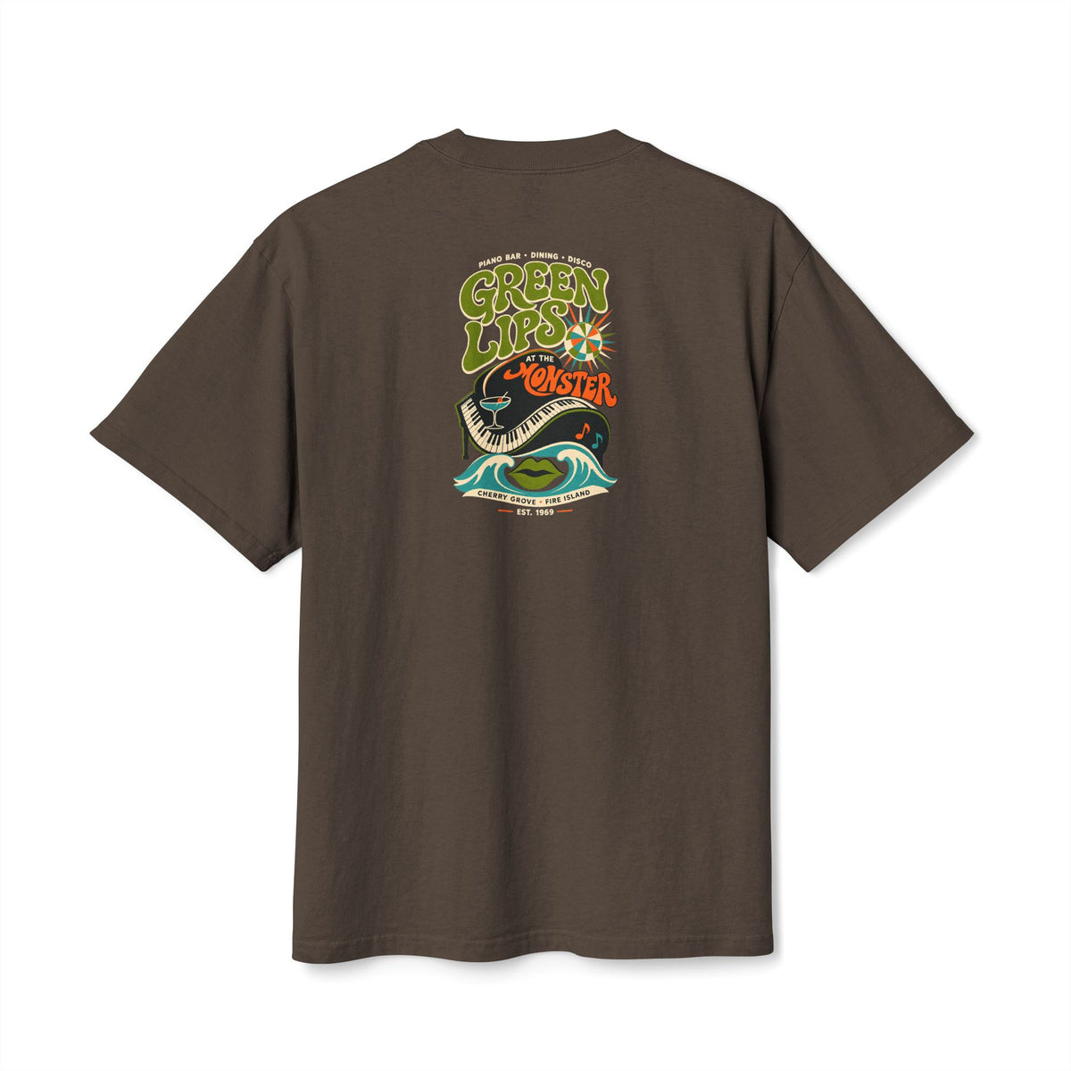 The Fire Island Monster Cherry Grove T-Shirt | Vintage Gay Bar History Tee
