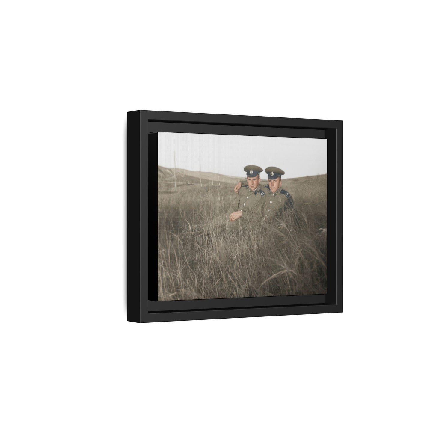 paire 082 | Framed Vintage Photo - Matte Canvas