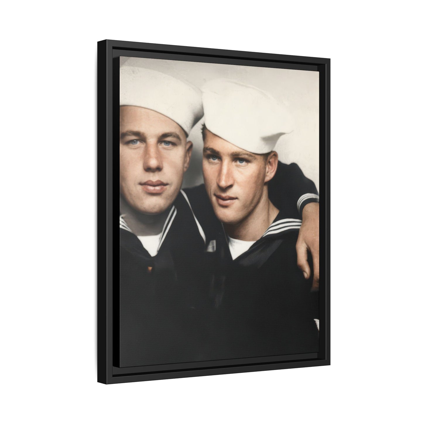 paire 078 | Framed Vintage Photo - Matte Canvas