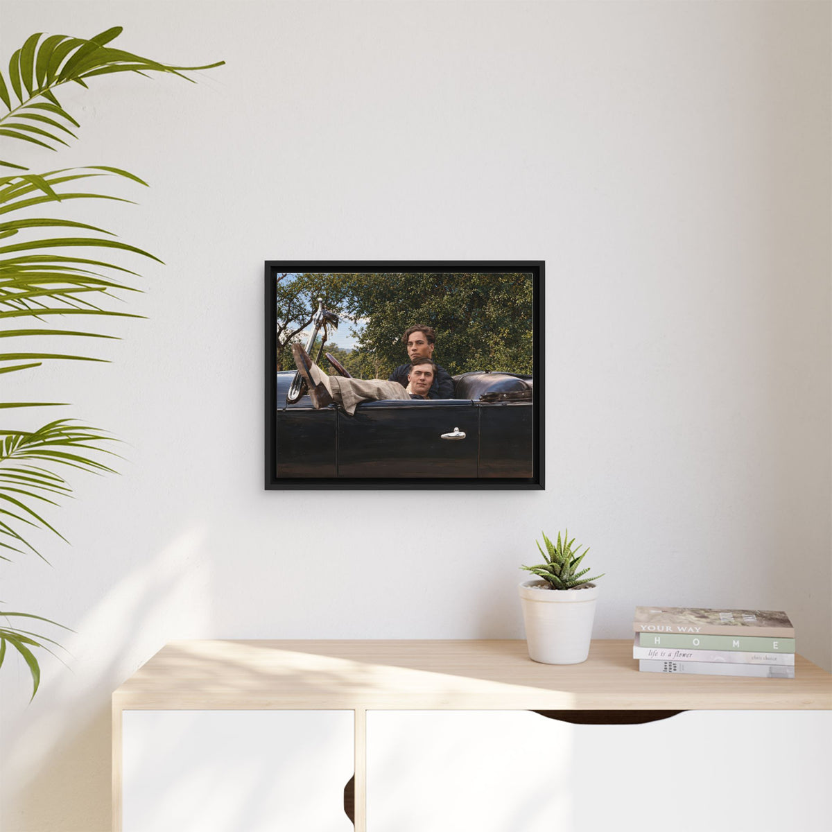 paire 164 | Framed Vintage Photo - Matte Canvas