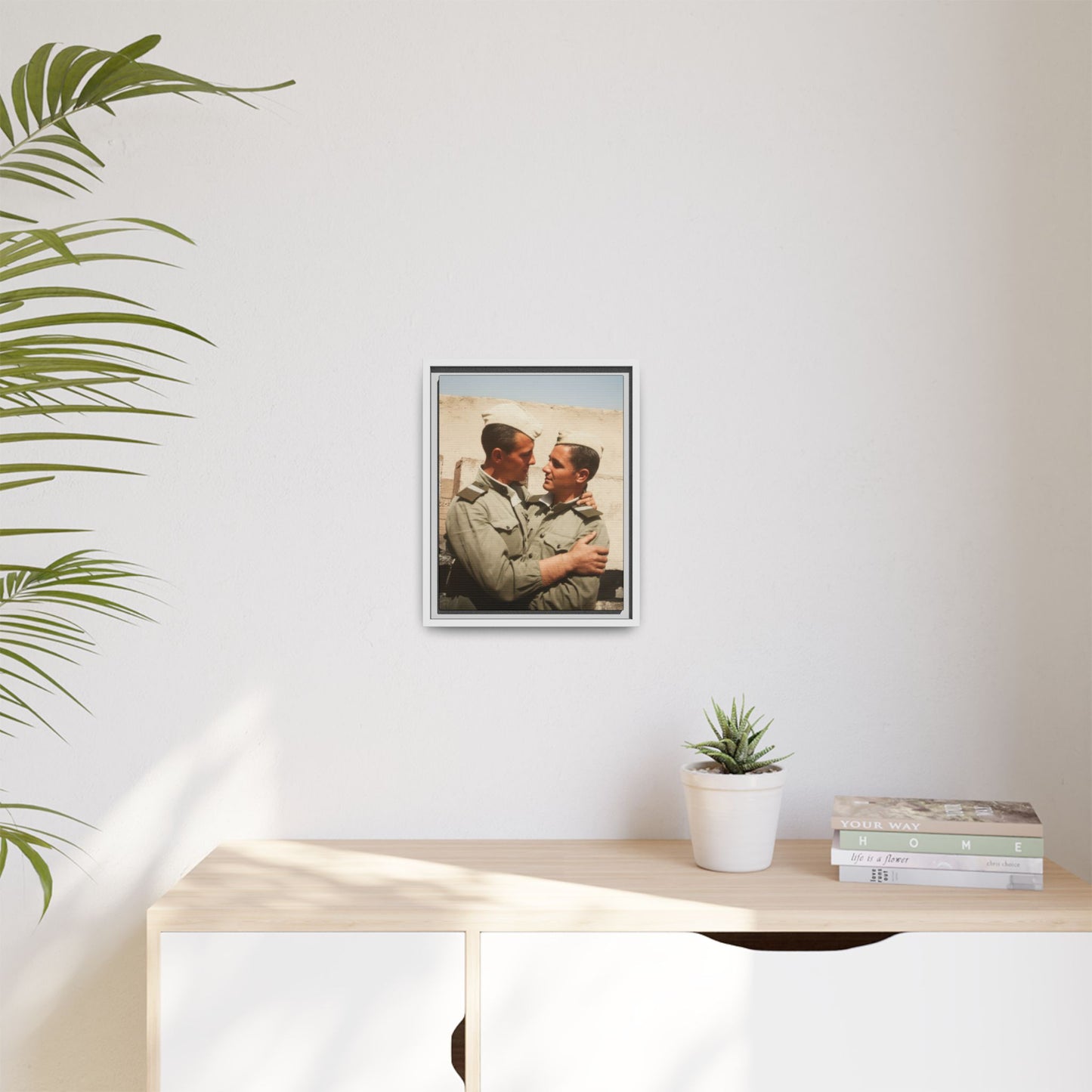 paire 133 | Framed Vintage Photo - Matte Canvas
