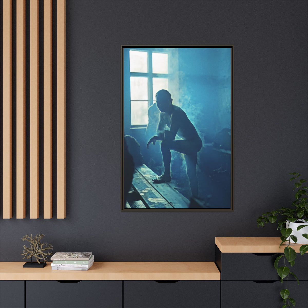 celibataire 044 | Framed Vintage Photo - Matte Canvas