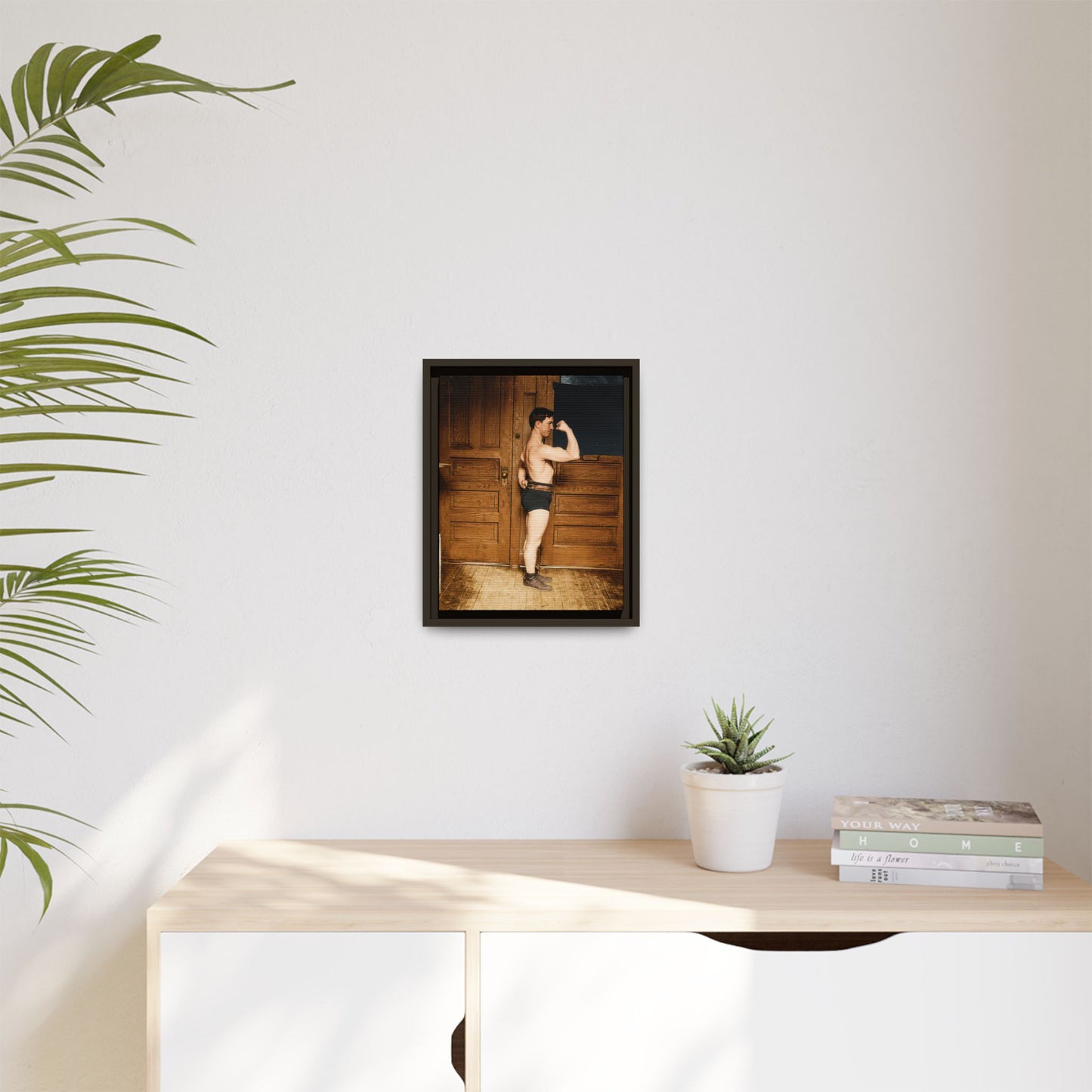 athlétisme 023 | Framed Vintage Photo - Matte Canvas