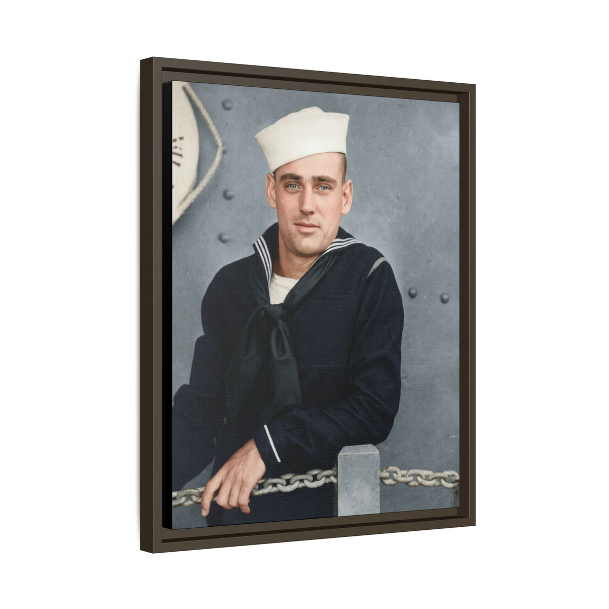 celibataire 023 | Framed Vintage Photo - Matte Canvas