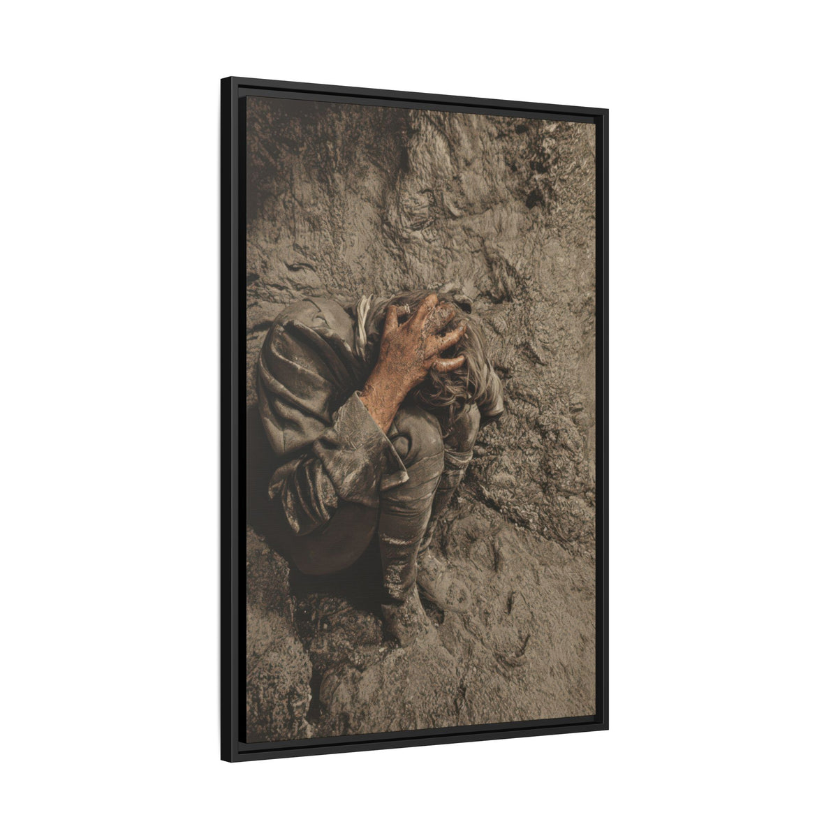 celibataire 040 | Framed Vintage Photo - Matte Canvas