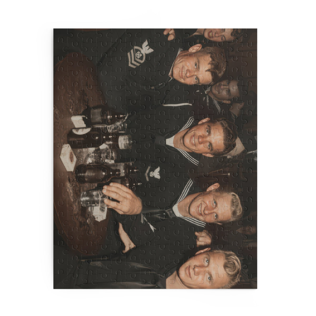 Four Sailors at the Table Jigsaw Puzzle | LGBTQ+ Heritage | hommes 007