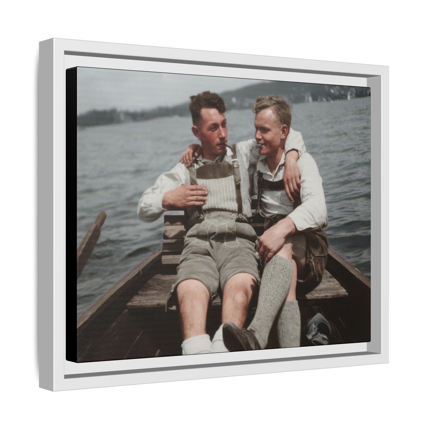 paire 116 | Framed Vintage Photo - Matte Canvas
