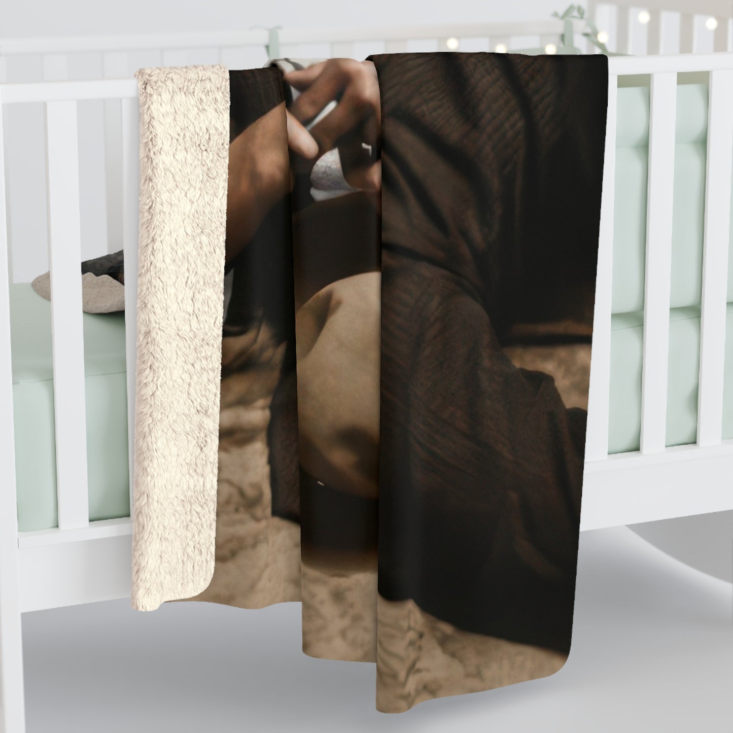 Heirloom Sherpa Blanket – paire 020 Premium fleece throw · 50x60, 60x80