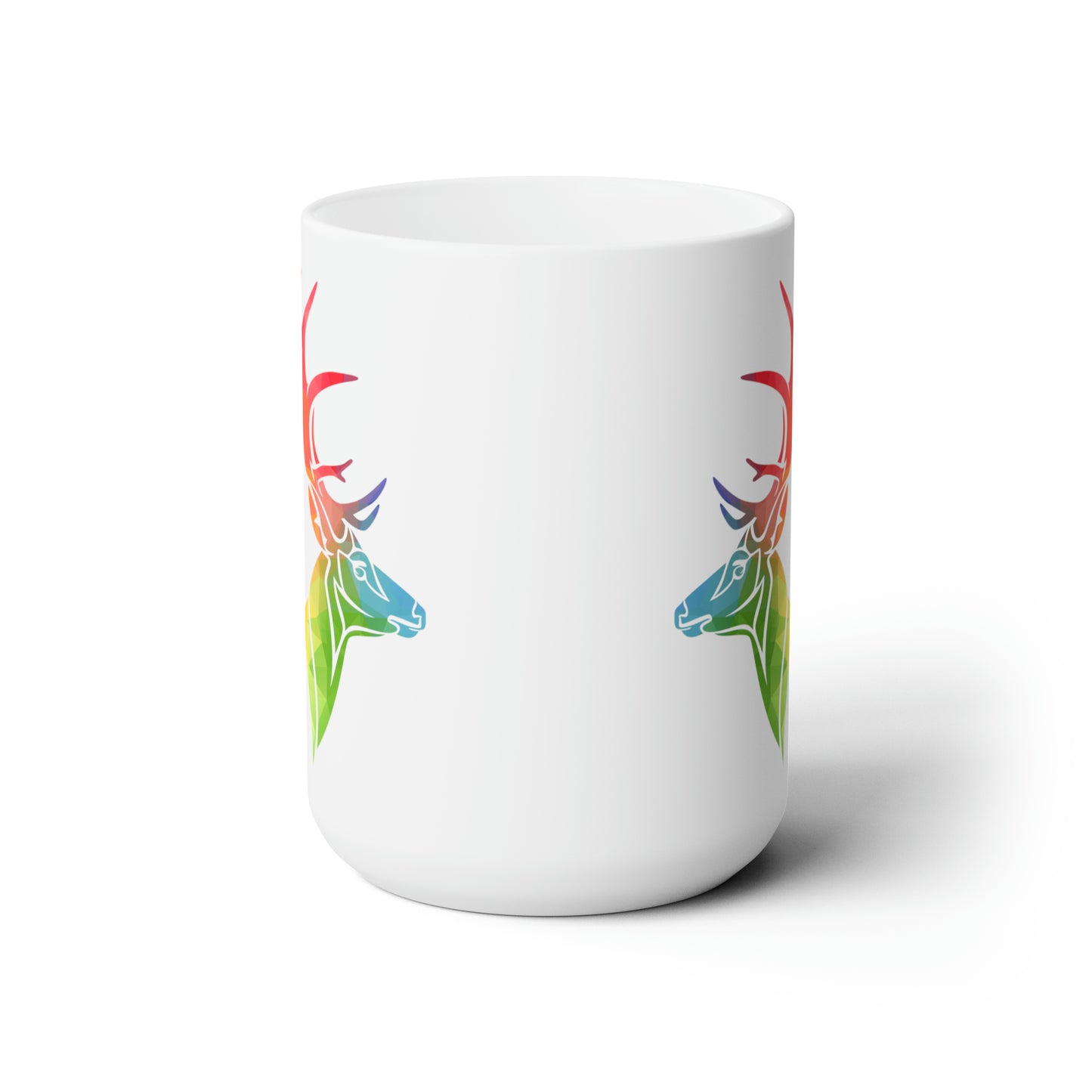 Pride Stag | White Ceramic Mug 15oz