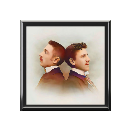 paire 030 | Keepsake Box Gay Jewish Vintage Couple Queer Suit Tie Photo Queer LGBTQ Wedding Gift