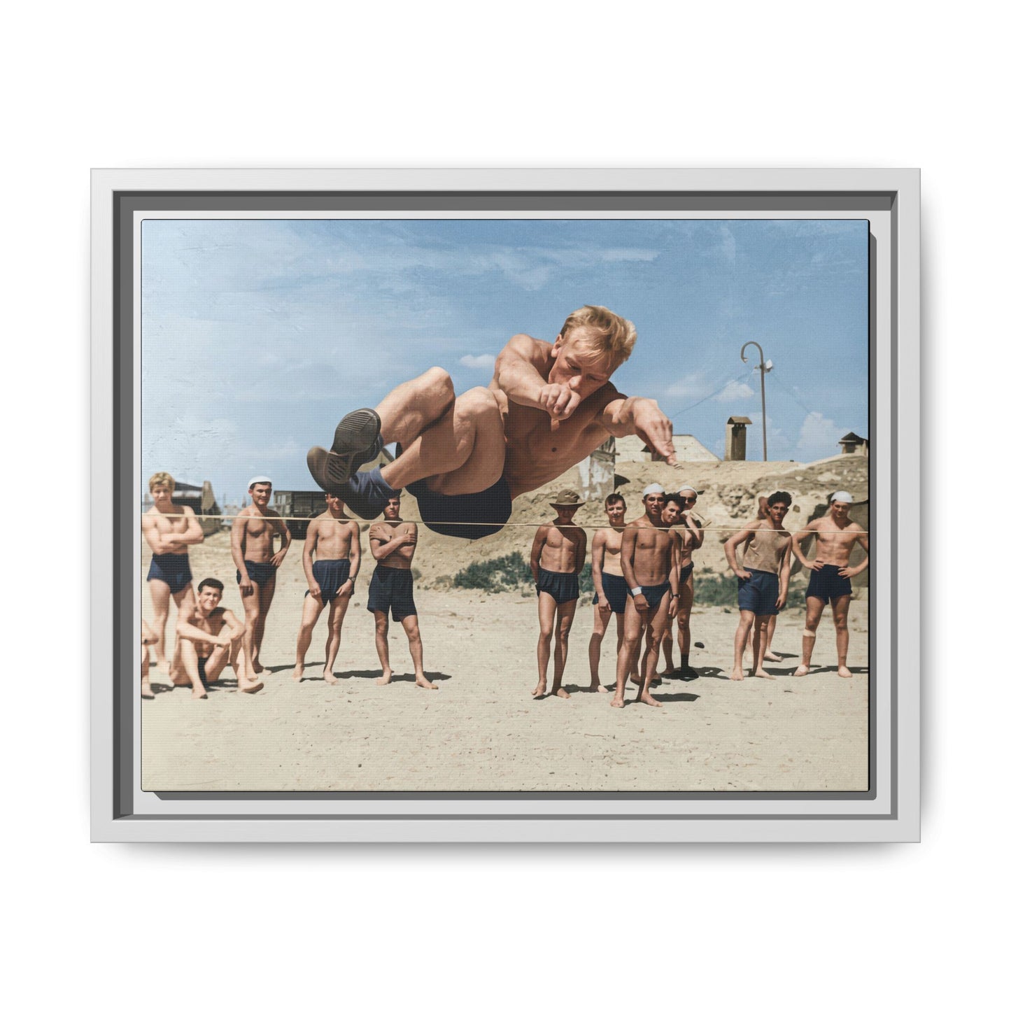 nager 039 | Framed Vintage Photo - Matte Canvas