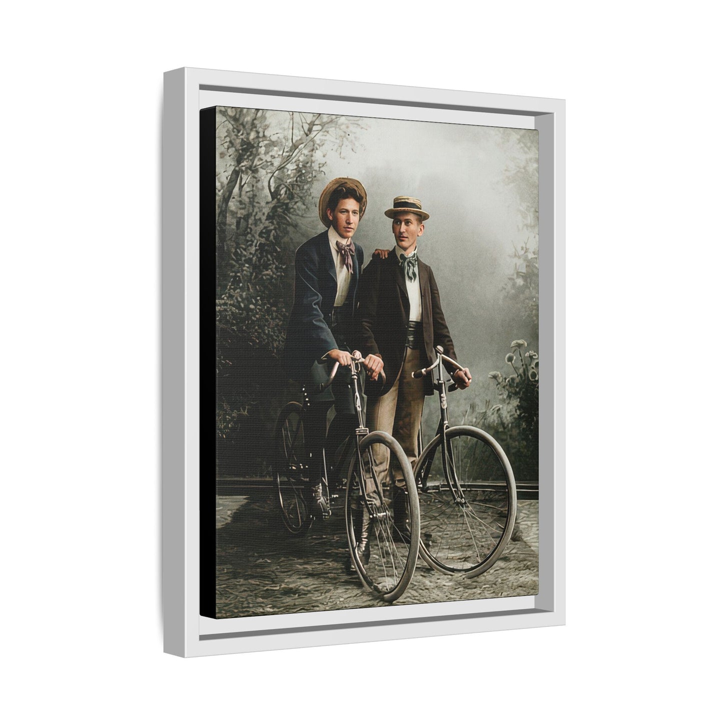 athlétisme 018 | Framed Vintage Photo - Matte Canvas