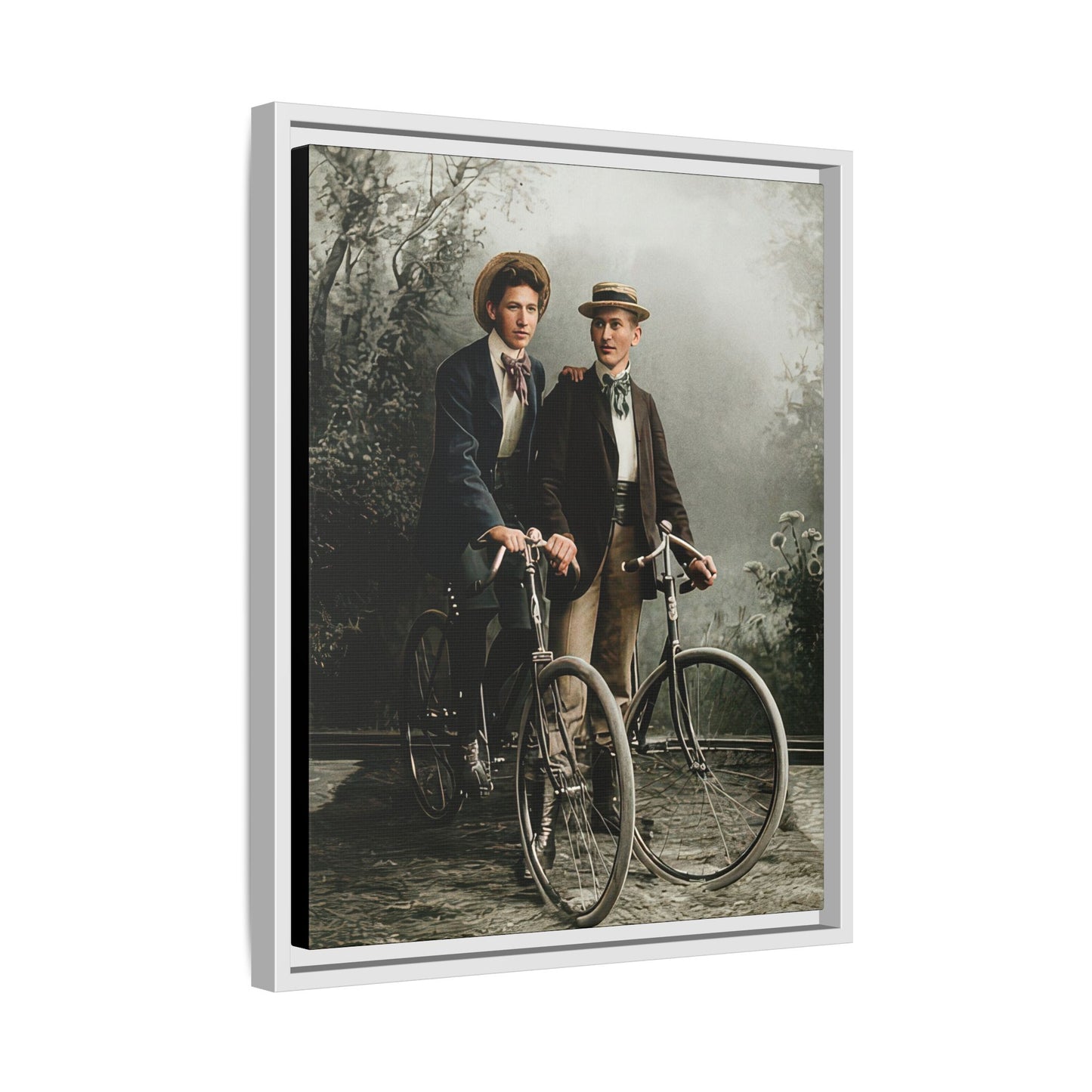 athlétisme 018 | Framed Vintage Photo - Matte Canvas