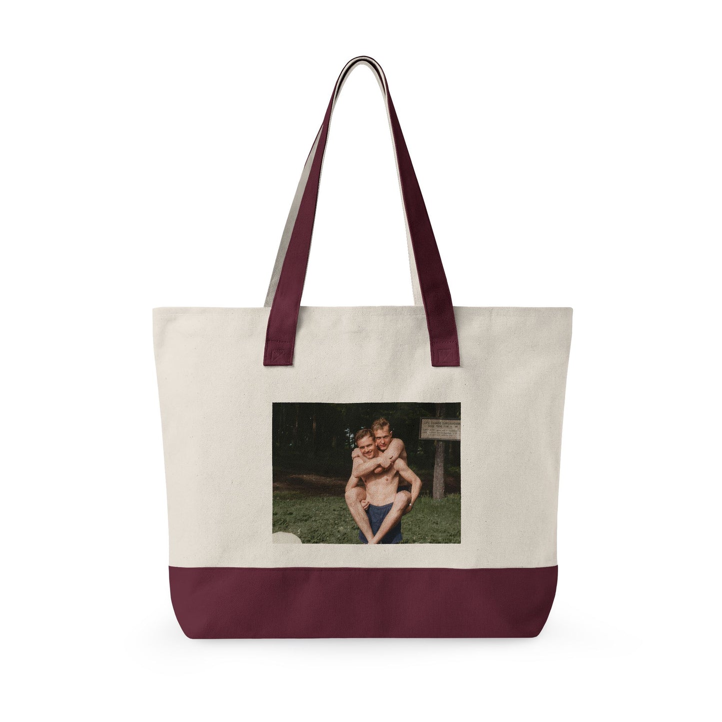 Beach Day Zippered Canvas Tote | Nager 009