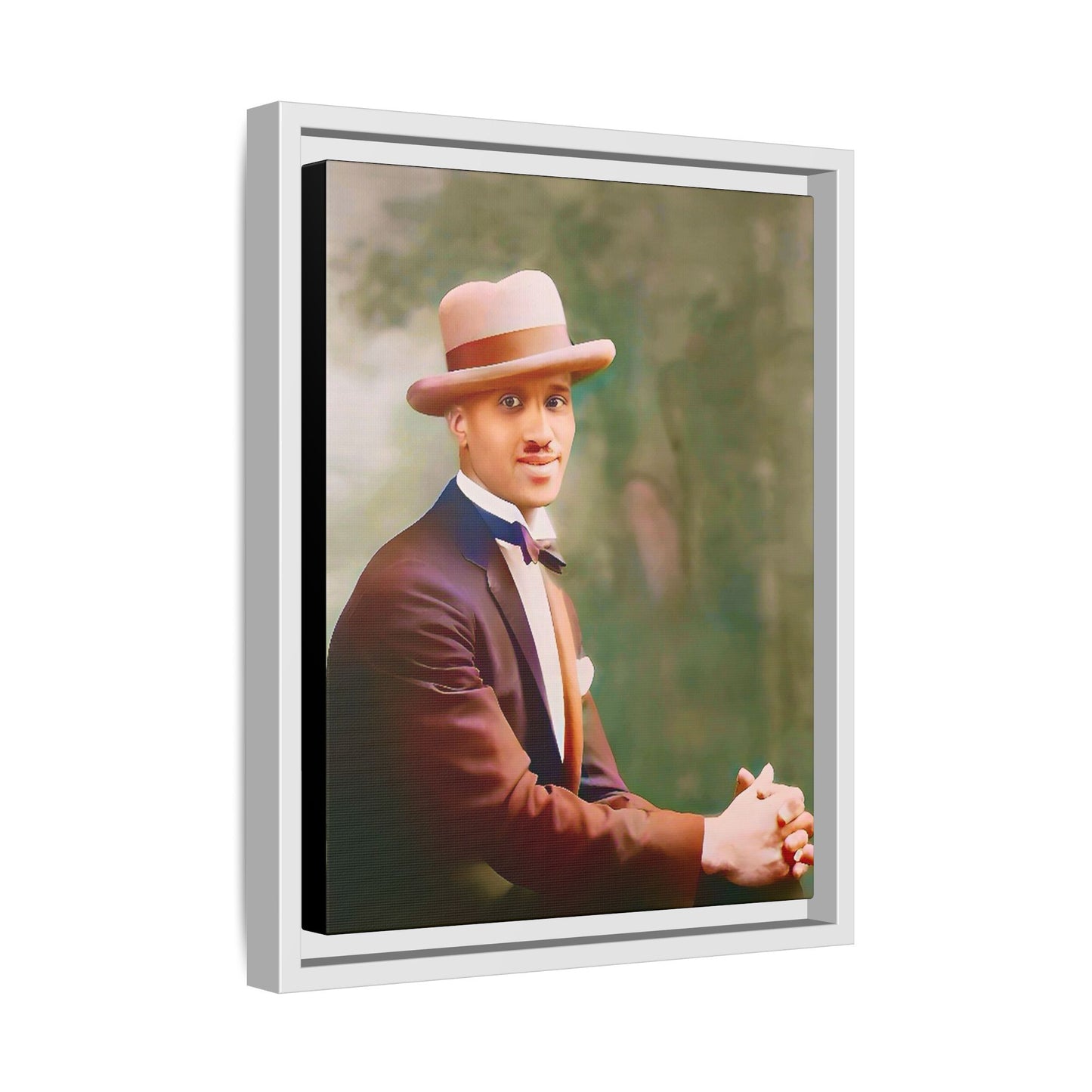 celibataire 004 | Framed Vintage Photo - Matte Canvas