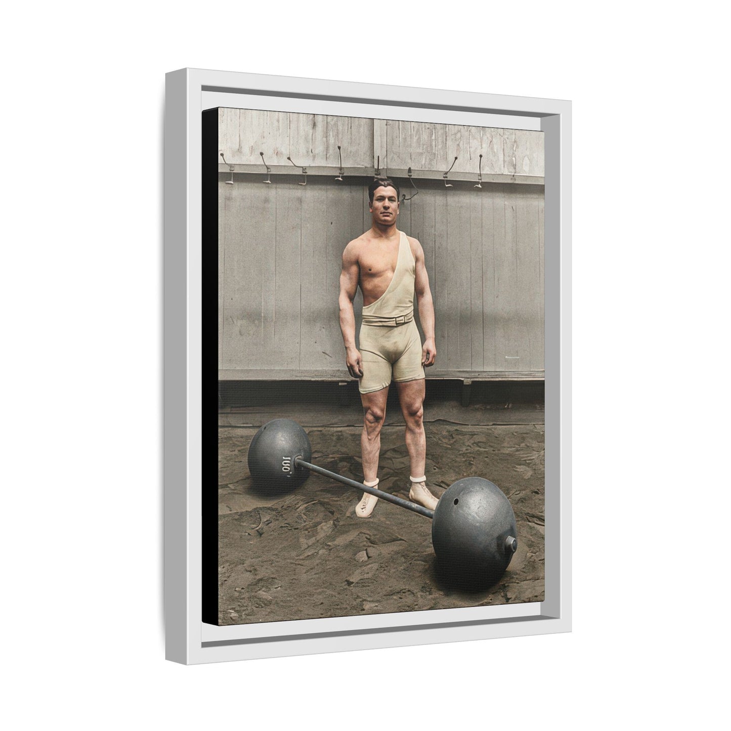 athlétisme 050 | Framed Vintage Photo - Matte Canvas