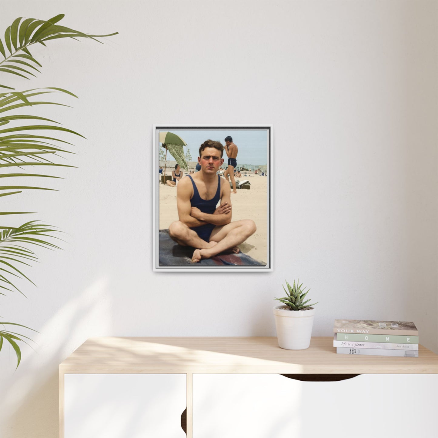 nager 047 | Framed Vintage Photo - Matte Canvas