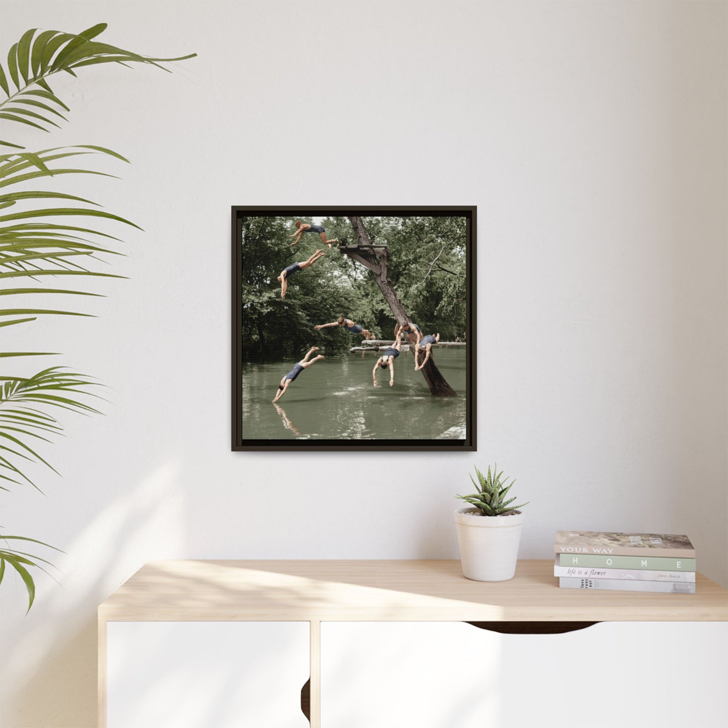 nager 005 | Framed Vintage Photo - Matte Canvas