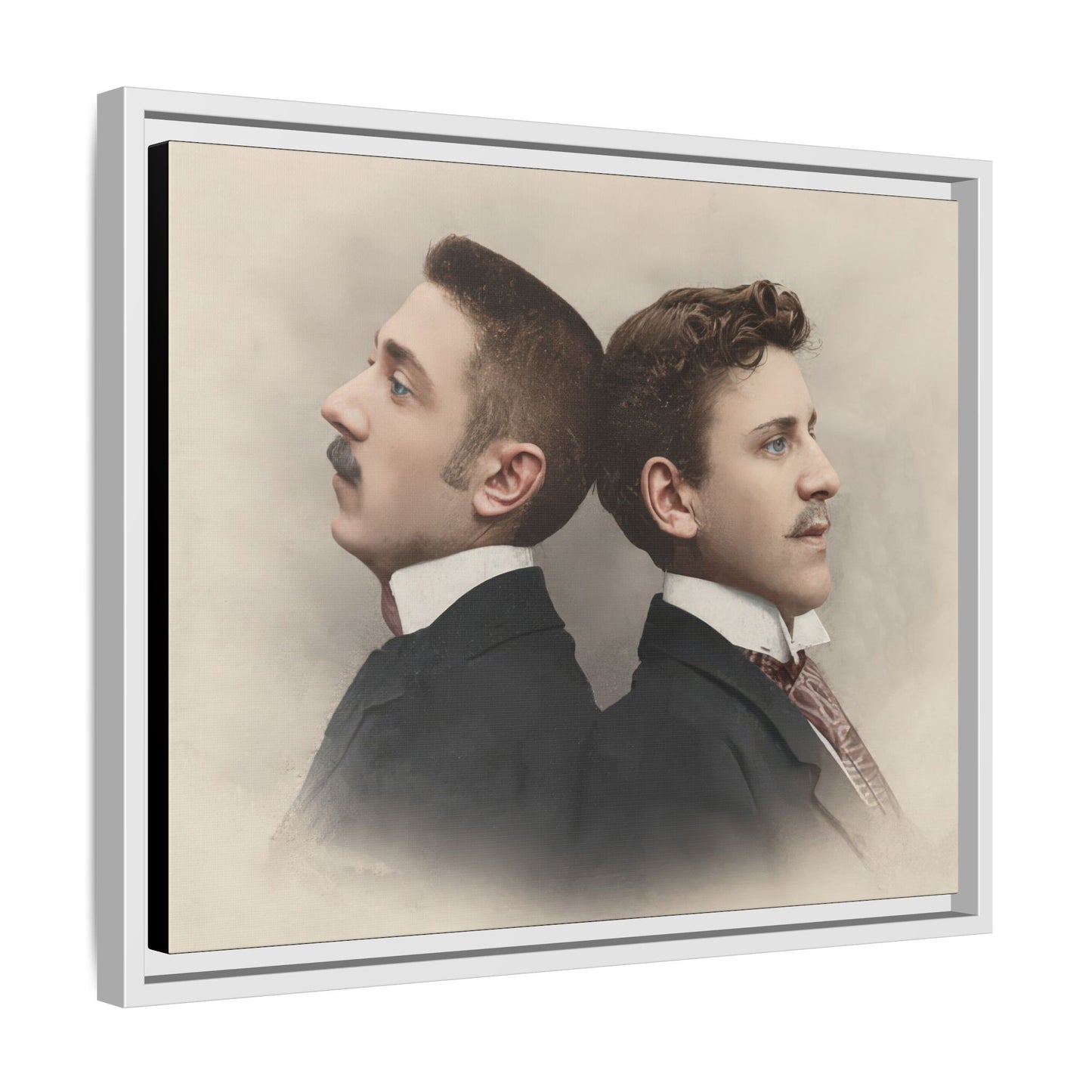paire 030 | Framed Vintage Photo - Matte Canvas