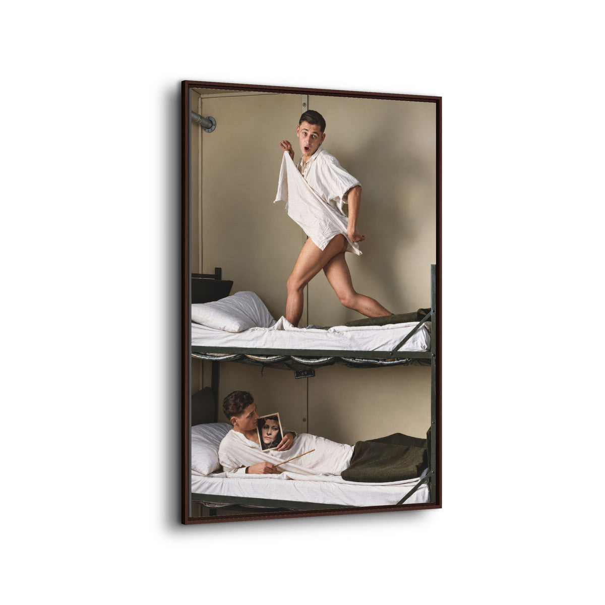 paire 168 | Framed Vintage Photo - Matte Canvas