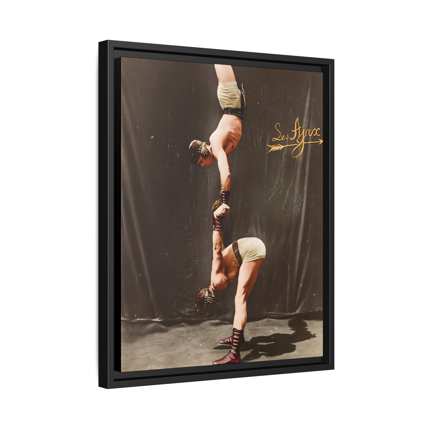 athlétisme 014 | Framed Vintage Photo - Matte Canvas