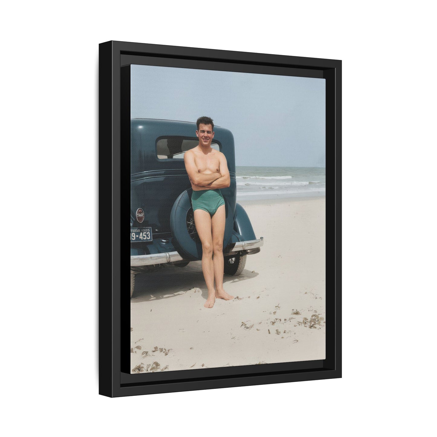 nager 046 | Framed Vintage Photo - Matte Canvas