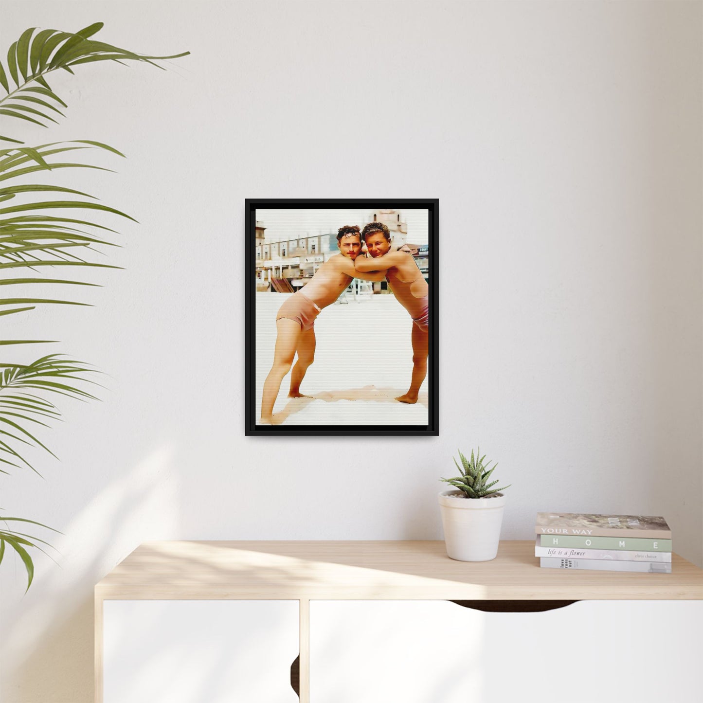 nager 014 | Framed Vintage Photo - Matte Canvas